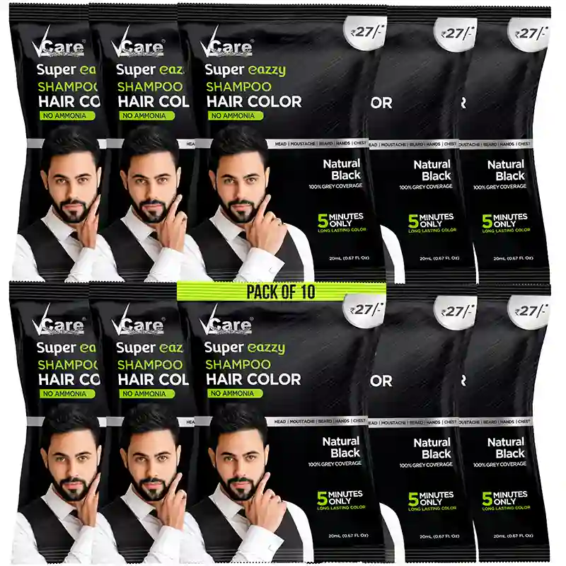 Salon-Like Hair Color at Home – Best Hair Dye – Pack of 10